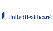 UnitedHealthcare logo on black background.
