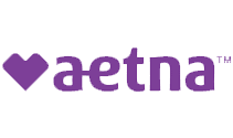 Aetna logo with heart symbol.